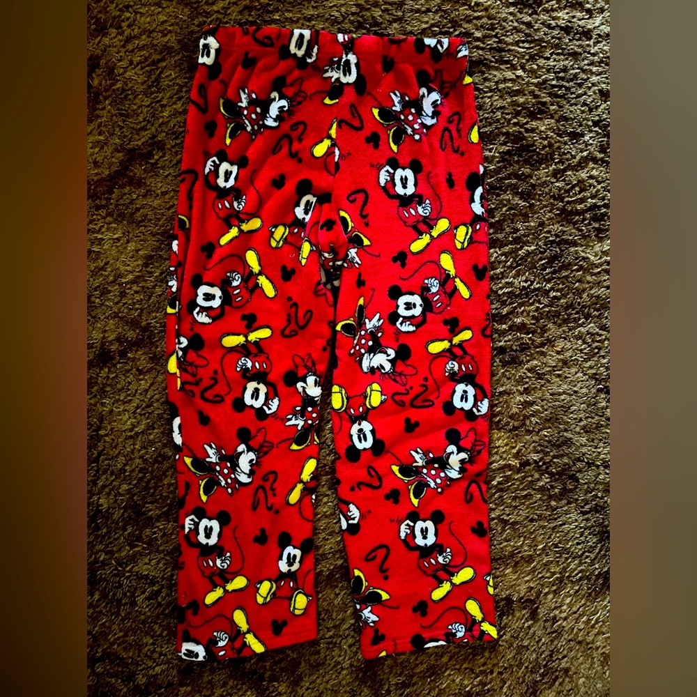 Mickey and Minnie Fleece Sleepwear Lounge Pants